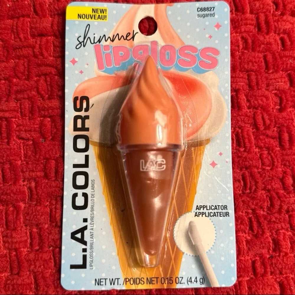 🍦🍦 L.A. COLORS Ice Cream Lip Balm and Lip Gloss Set 🍦🍦